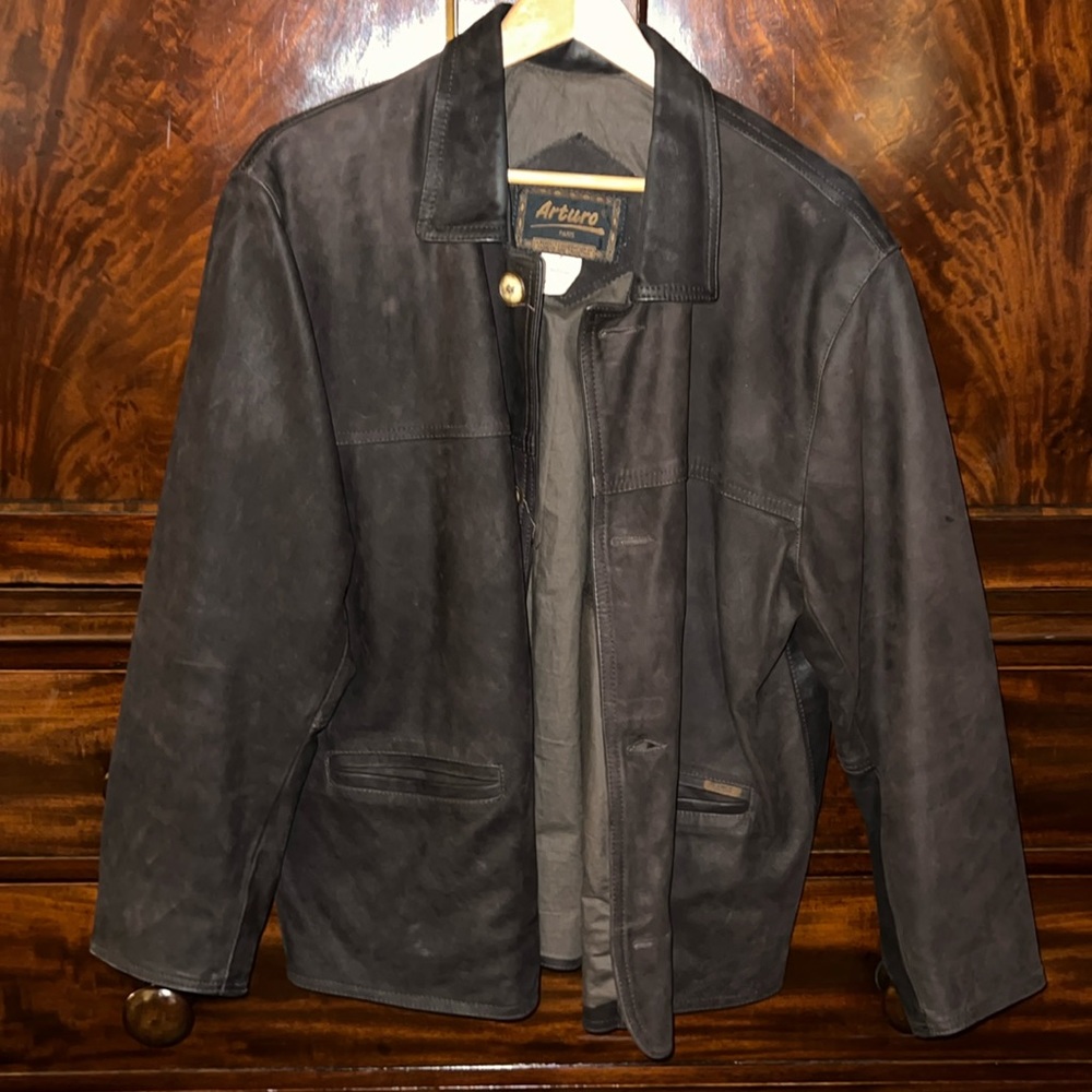 Leather jacket